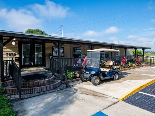 Park office at Baker Acres Sun RV Communities