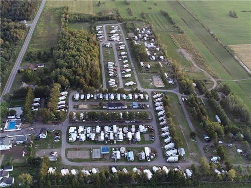 An aerial view of the campsites at CAMPING CHEZ JEAN, ENR.198004