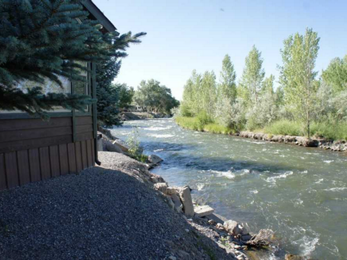 View of the water at Riverbend RV Park & Cabins